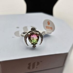 Elegant Multicolor Gemstone Ring